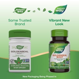 Foto 2 | Suplemento Nature's Way Goldenseal Root 50 Cápsulas - Venta Internacional.