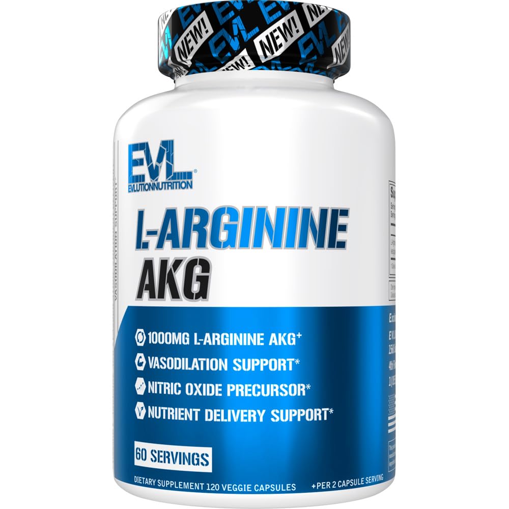 Foto 1 | Suplemento Evlution L-arginina Akg 1000 Mg - 120 Cápsulas - Venta Internacional.