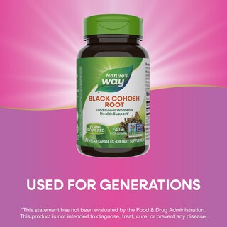 Foto 6 | Suplemento De Raíz De Cohosh Negro De Nature's Way 540 Mg 100 Cápsulas - Venta Internacional.