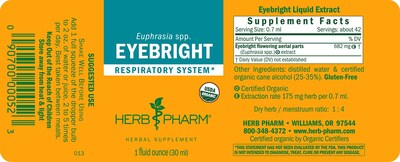 Foto 2 | Extracto Líquido Herb Pharm Eyebright Respiratory Support 30 Ml - Venta Internacional.