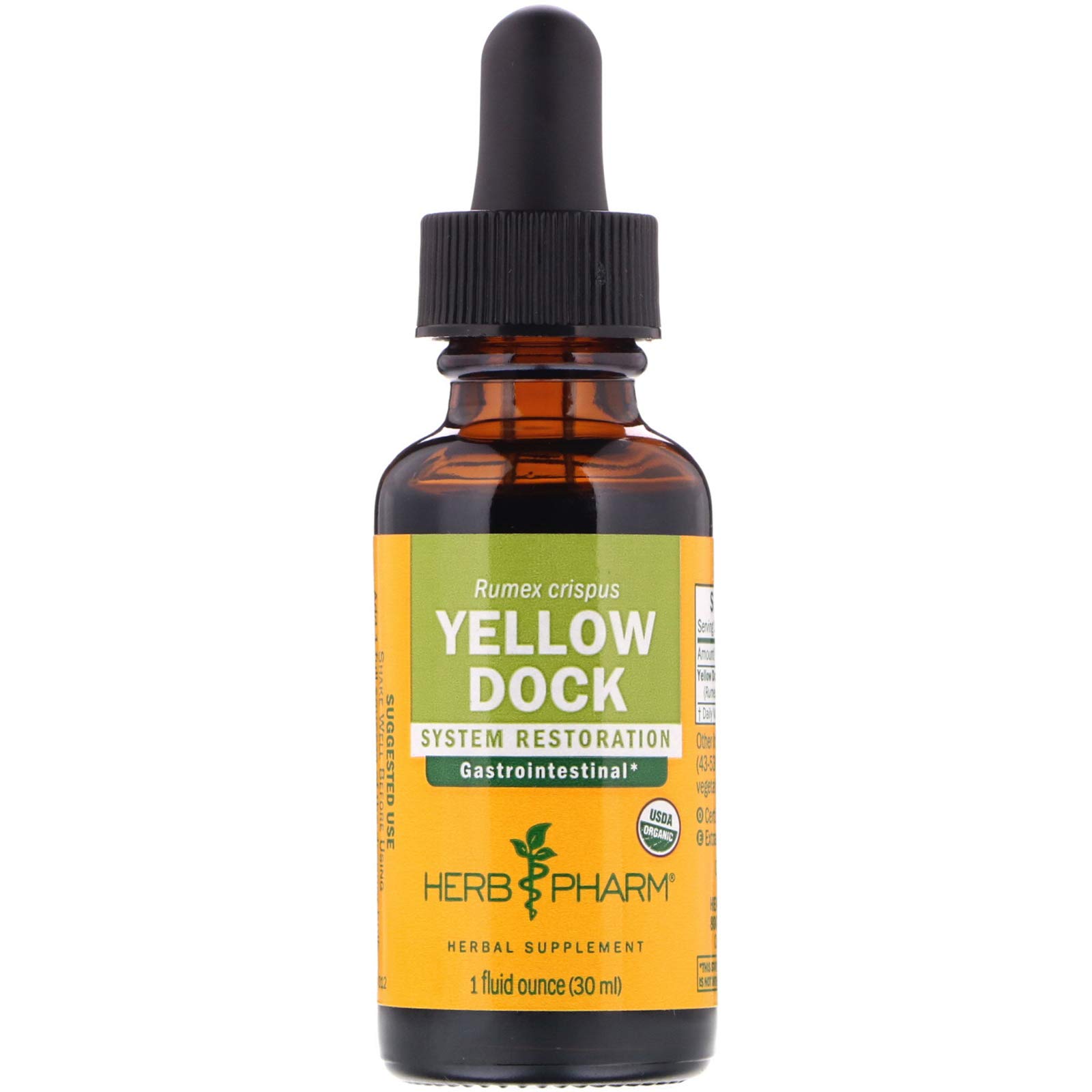 Foto 2 pulgar | Extracto Líquido Herb Pharm Yellow Dock Digestive 30 Ml - Venta Internacional.