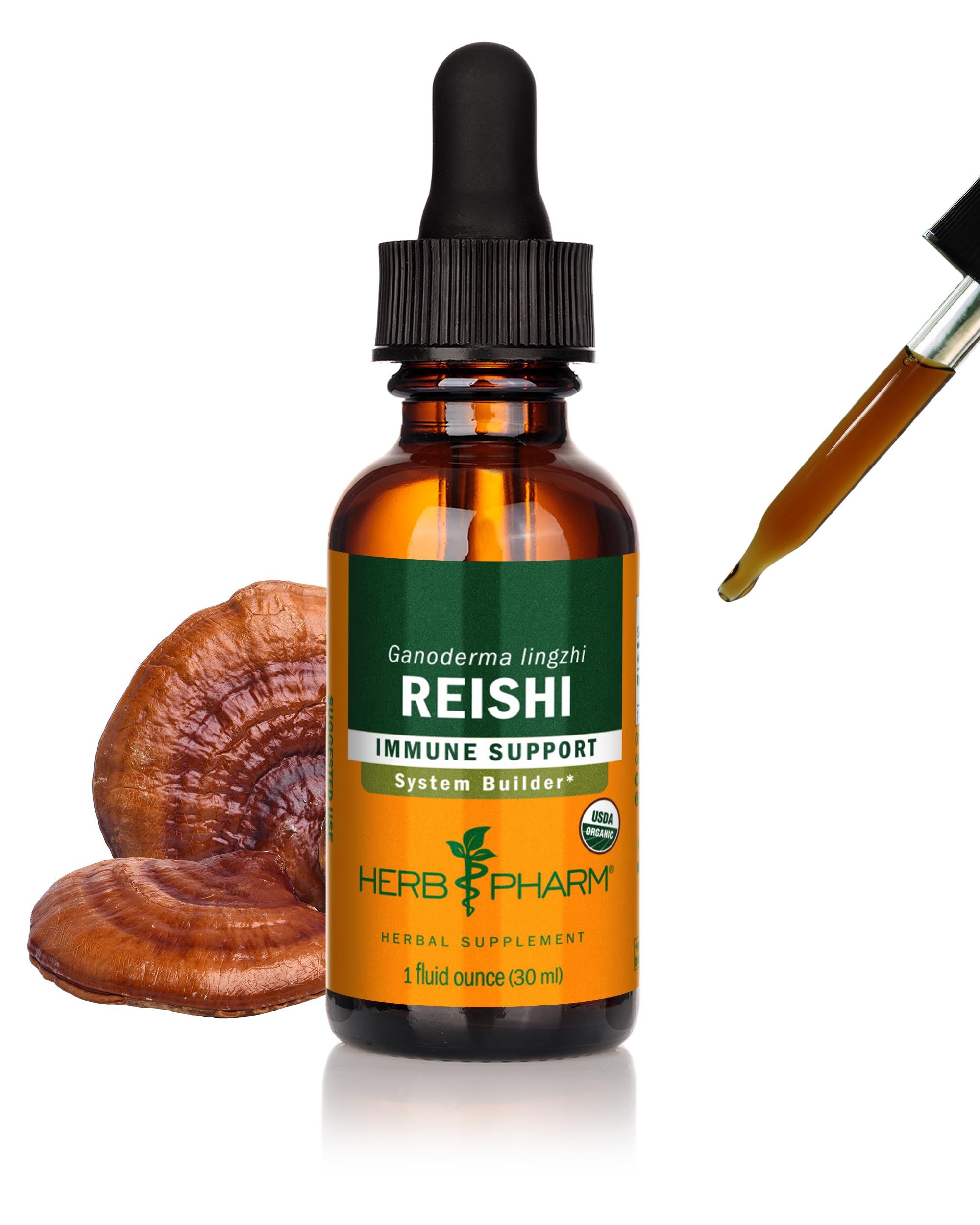 Foto 2 pulgar | Suplemento De Extracto De Hongo Reishi De Herb Pharm  30 Ml - Venta Internacional.