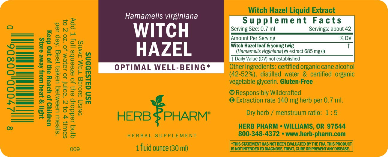 Foto 6 pulgar | Extracto Líquido Herb Pharm Witch Hazel 30 Ml - Venta Internacional.