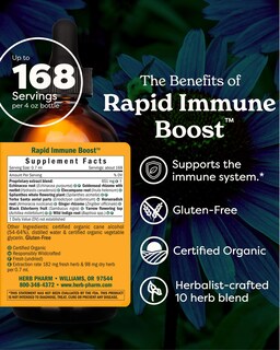 Foto 2 | Tintura Herb Pharm Organic Rapid Immune Boost 120 Ml Para Adultos - Venta Internacional.