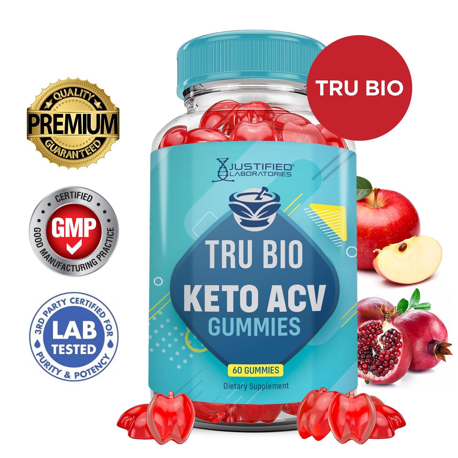 Foto 3 pulgar | Gomitas Tru Bio Keto Acv De Justified Laboratories 1000 Mg - Venta Internacional.