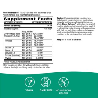 Foto 4 | Suplemento Nature's Way Gluten Defense Digestive Enzymes 120 Cápsulas - Venta Internacional