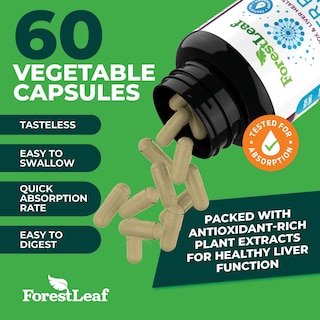Foto 5 | Suplemento ForestLeaf Liver Pro Cleanse 60 Capsulas - Venta Internacional