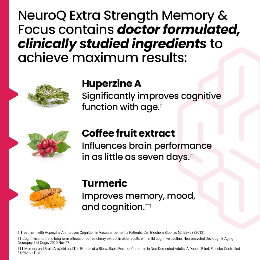 Foto 4 pulgar | Suplemento Lifeseasons NeuroQ Memory & Focus 60 Cápsulas - Venta Internacional