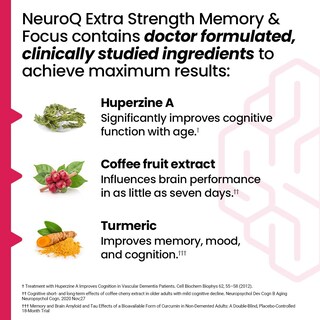 Foto 3 | Suplemento Lifeseasons NeuroQ Memory & Focus 60 Cápsulas - Venta Internacional