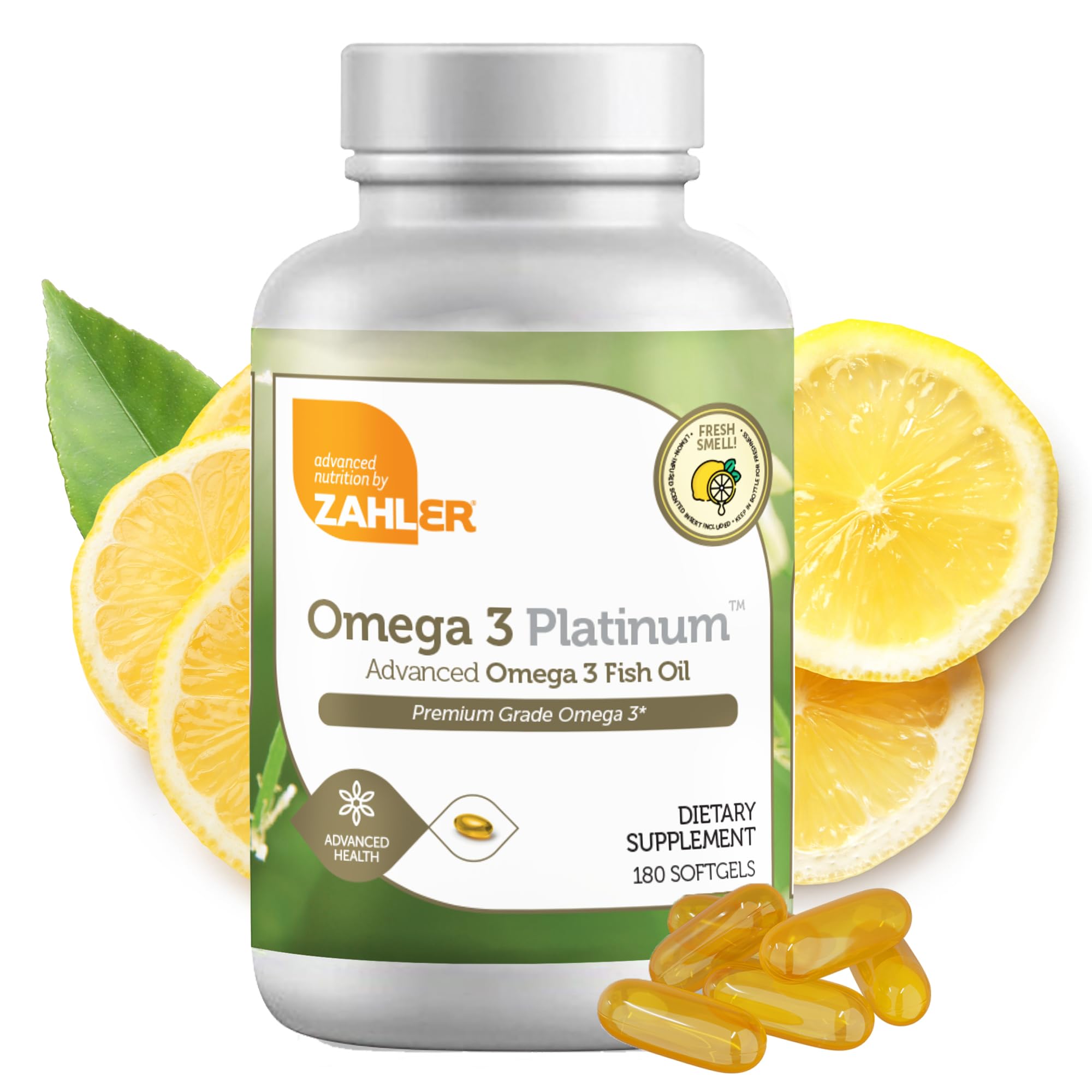 Foto 2 pulgar | Suplemento De Aceite De Pescado Omega 3 De Zahler, 180 Cápsulas Blandas - Venta Internacional.