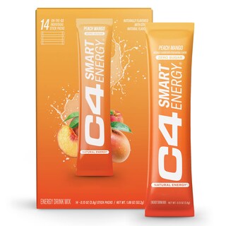 Foto 1 | Paquetes De Tabletas Energy Powder Cellucor C4 Smart Peach Mango, 14 Unidades - Venta Internacional.