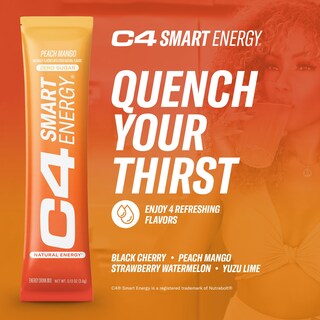 Foto 2 | Paquetes De Tabletas Energy Powder Cellucor C4 Smart Peach Mango, 14 Unidades - Venta Internacional.