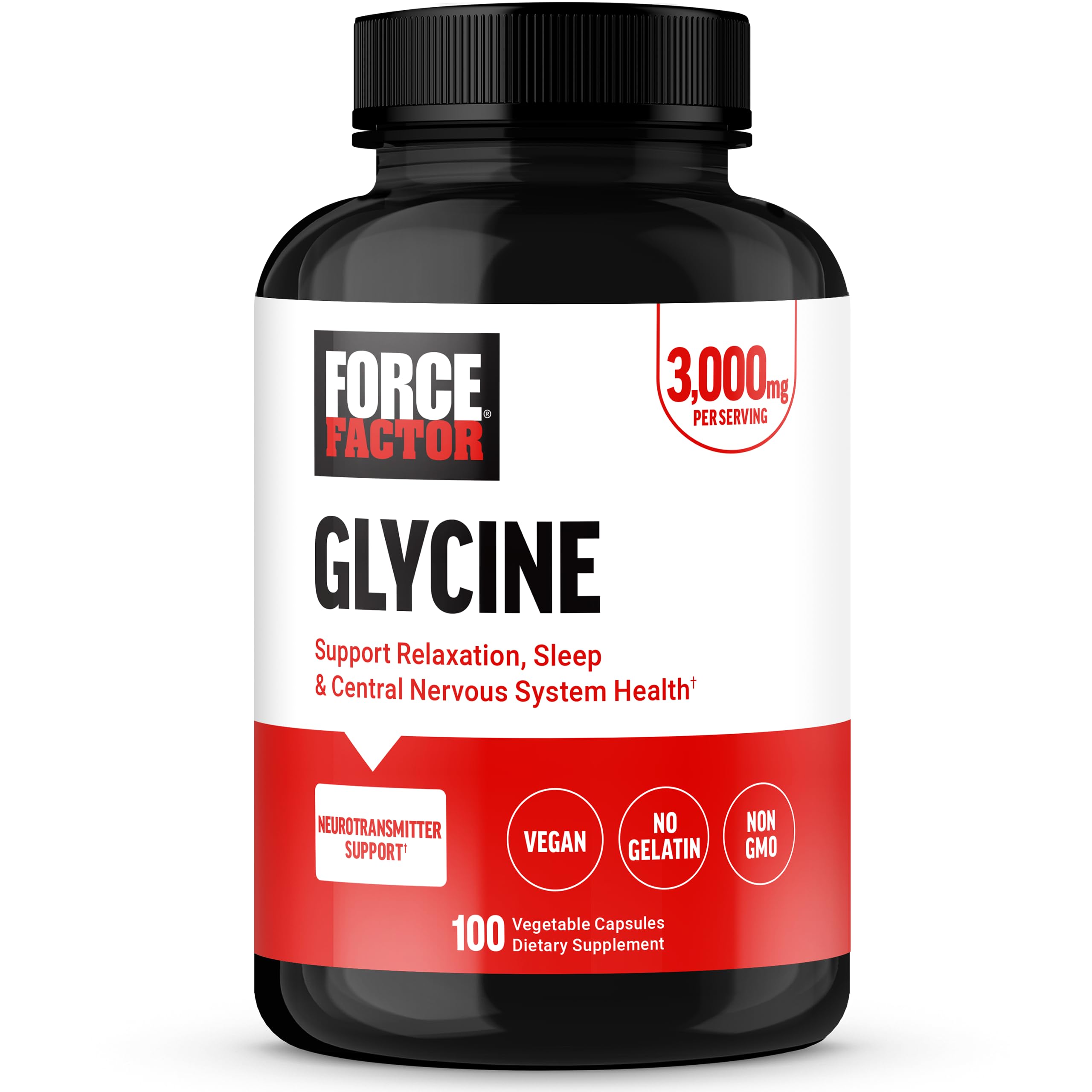 Foto 1 | Suplemento Force Factor Glycine 100 Cápsulas  - Venta Internacional