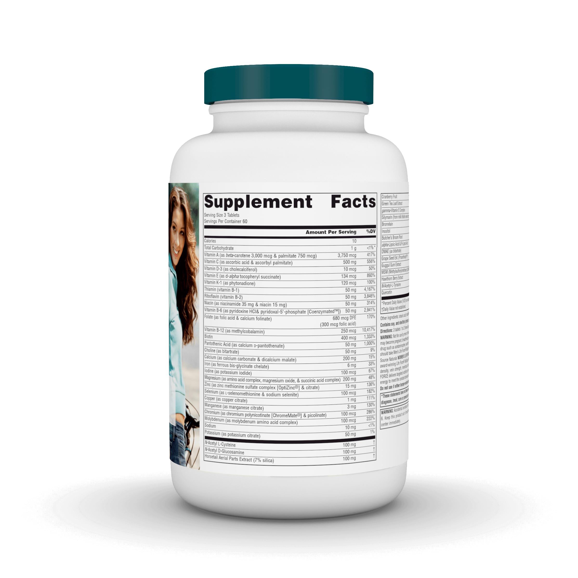 Foto 3 pulgar | Supplement Source Naturals Women's Life Force 180 Comprimidos - Venta Internacional.