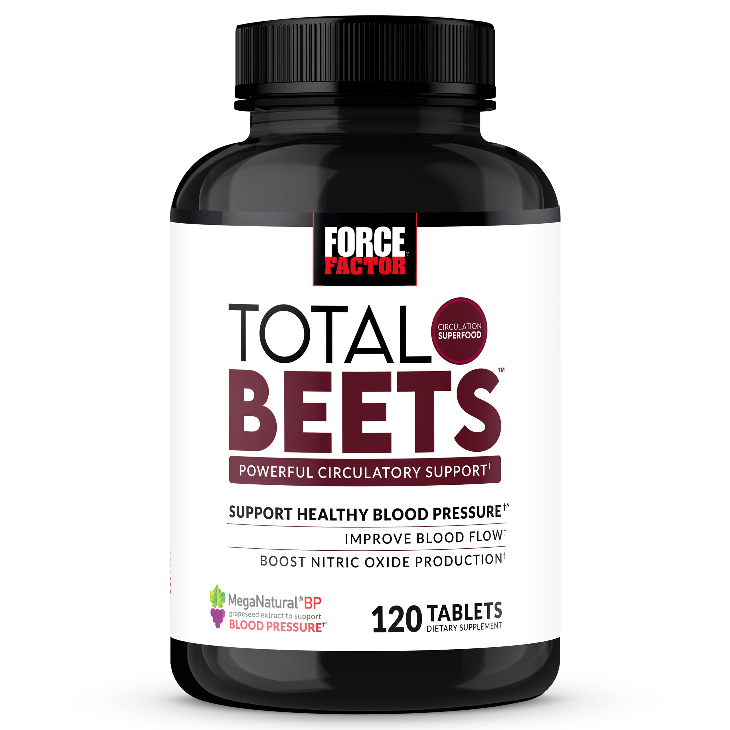 Foto 2 pulgar | Suplemento Force Factor Total Beets Blood Pressure 120 Capsulas - Venta Internacional