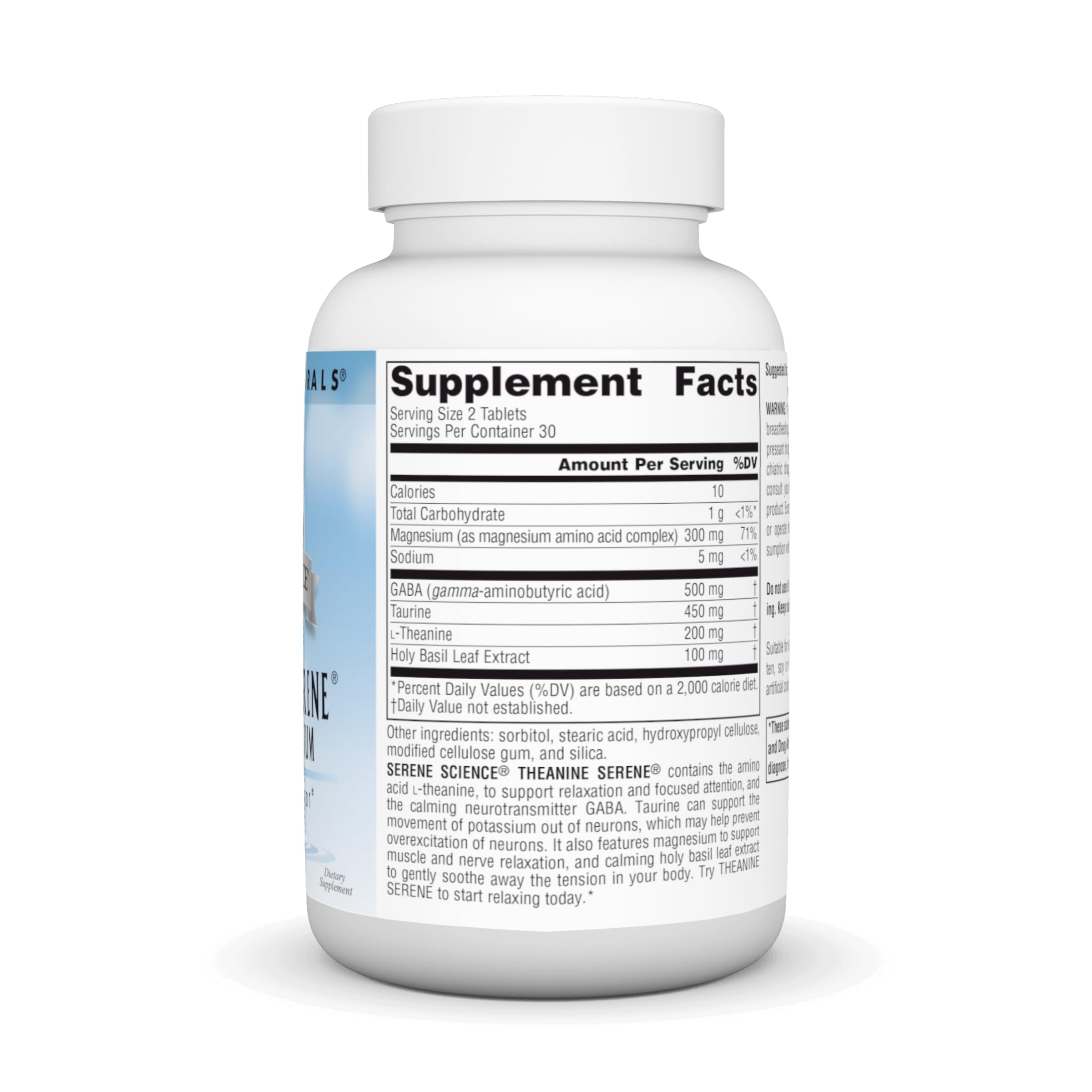 Foto 2 | Supplement Source Naturals Serene Science L-teanina Con Magnesio Y Gaba 60 Comprimidos - Venta Internacional.