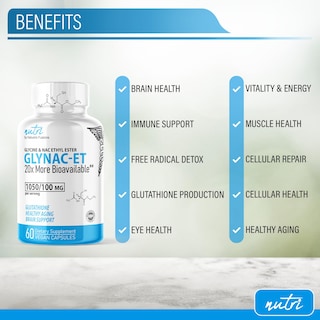 Foto 4 | Suplemento Nature's Fusions Glynac-et Nac N-acetil Cisteína - Venta Internacional