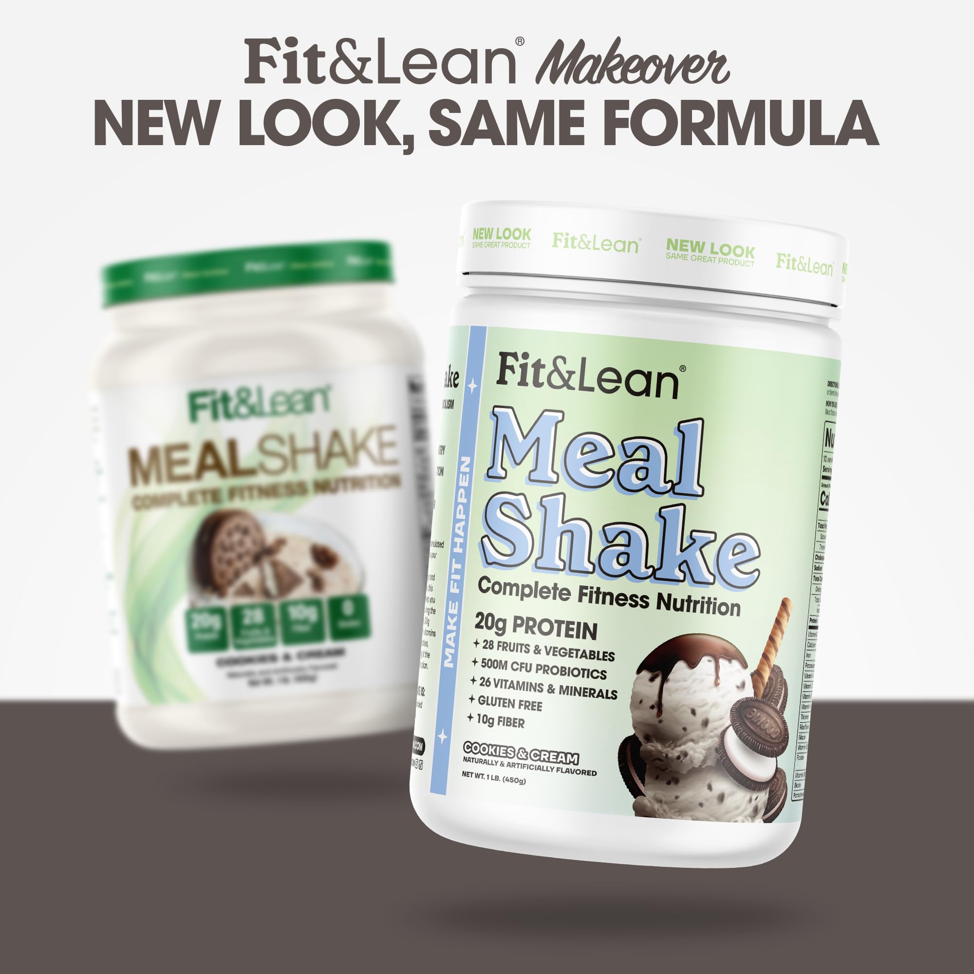 Foto 3 pulgar | Crema para Galletas Meal Shake Fit & Lean Fat Burning con Proteína de 1 Libra - Venta Internacional