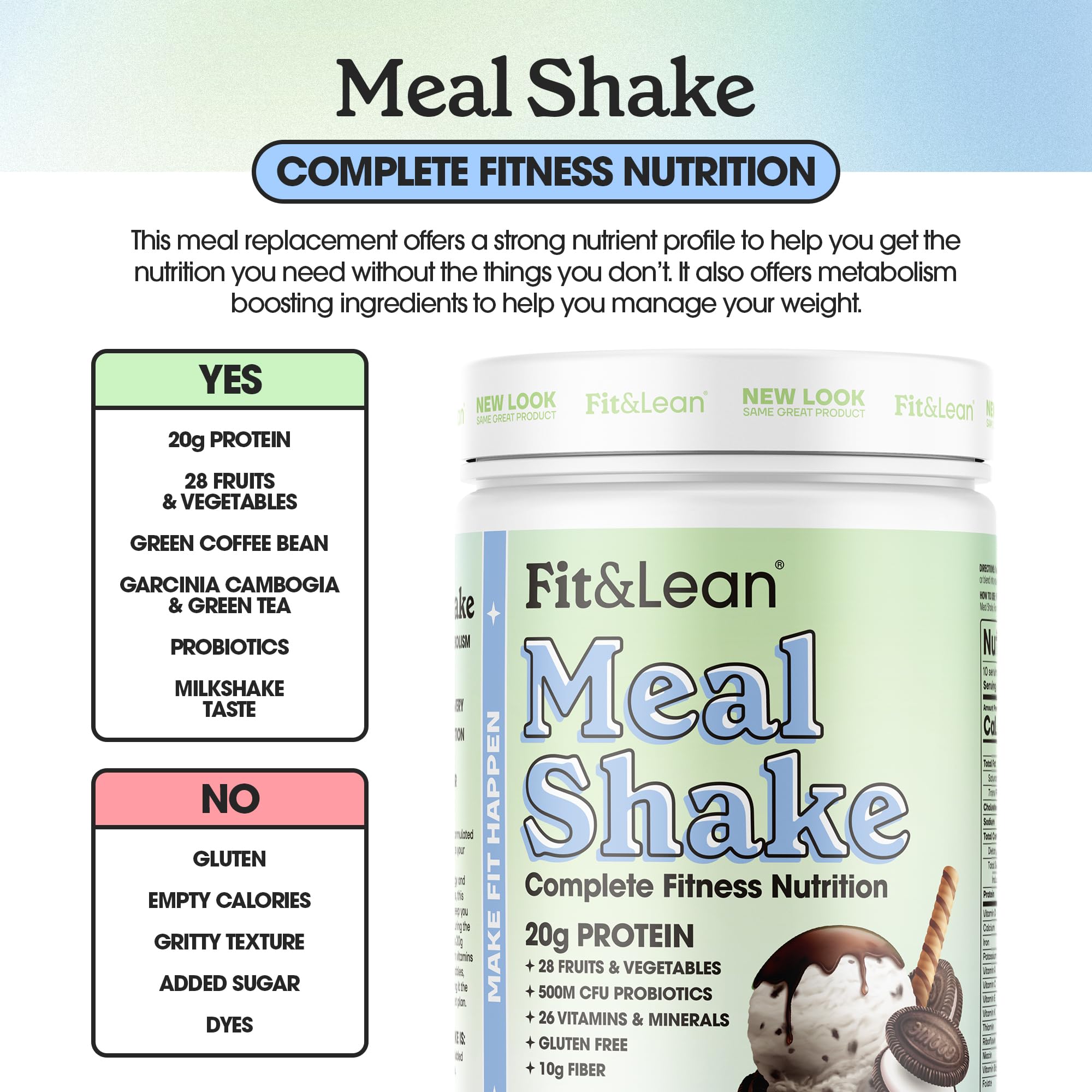 Foto 7 pulgar | Crema para Galletas Meal Shake Fit & Lean Fat Burning con Proteína de 1 Libra - Venta Internacional