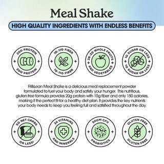 Foto 7 | Crema para Galletas Meal Shake Fit & Lean Fat Burning con Proteína de 1 Libra - Venta Internacional