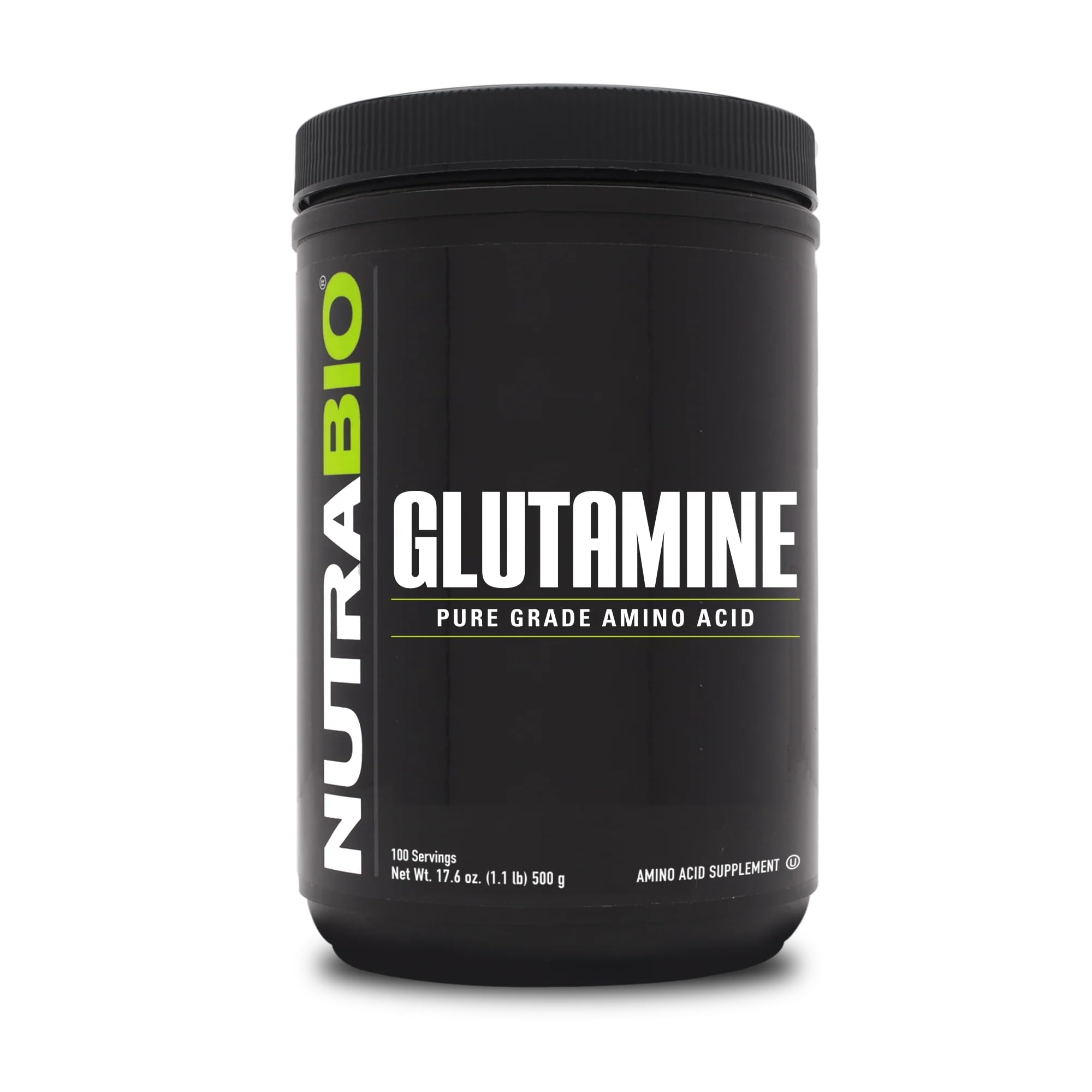 Foto 2 pulgar | Suplemento De L-glutamina Nutrabio Pure Grade 500 G En Polvo - Venta Internacional.
