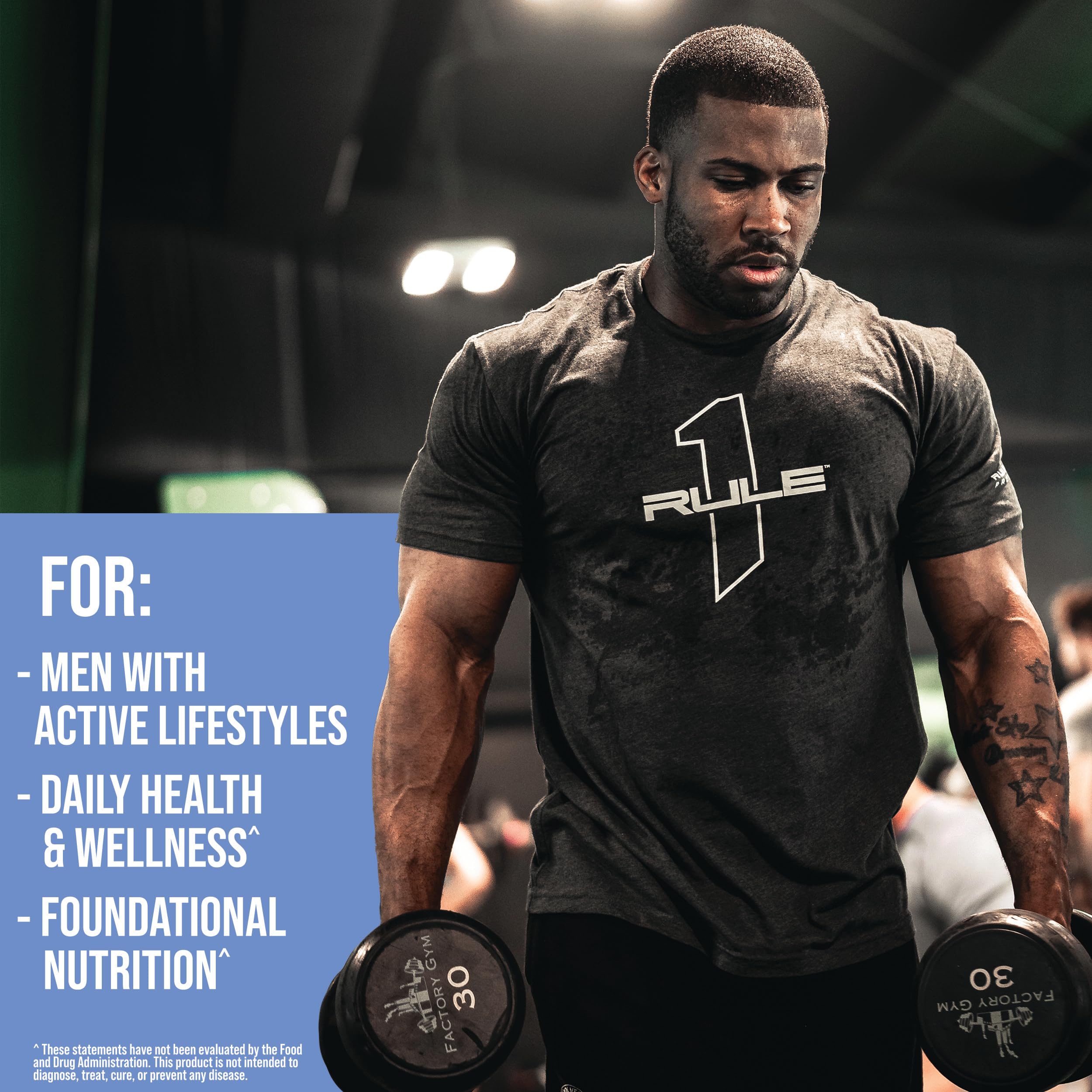 Foto 4 | Suplemento  Rule 1: Estilo De Vida Multiactivo Para Hombres, 90 Tabletas - Venta Internacional.