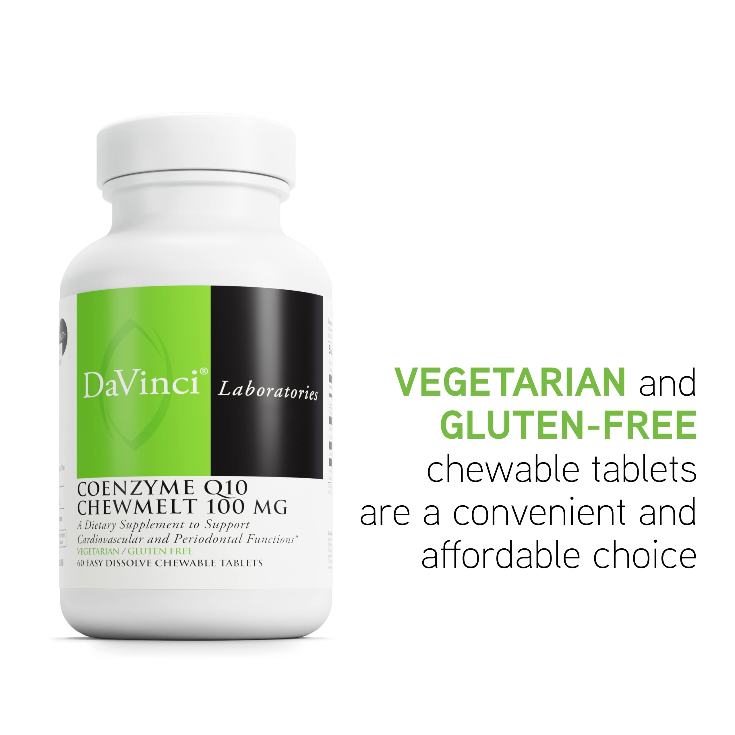 Foto 5 | Suplemento Masticable de Coenzima Q10 De Davinci Labs 100 Mg 60 Comprimidos - Venta Internacional