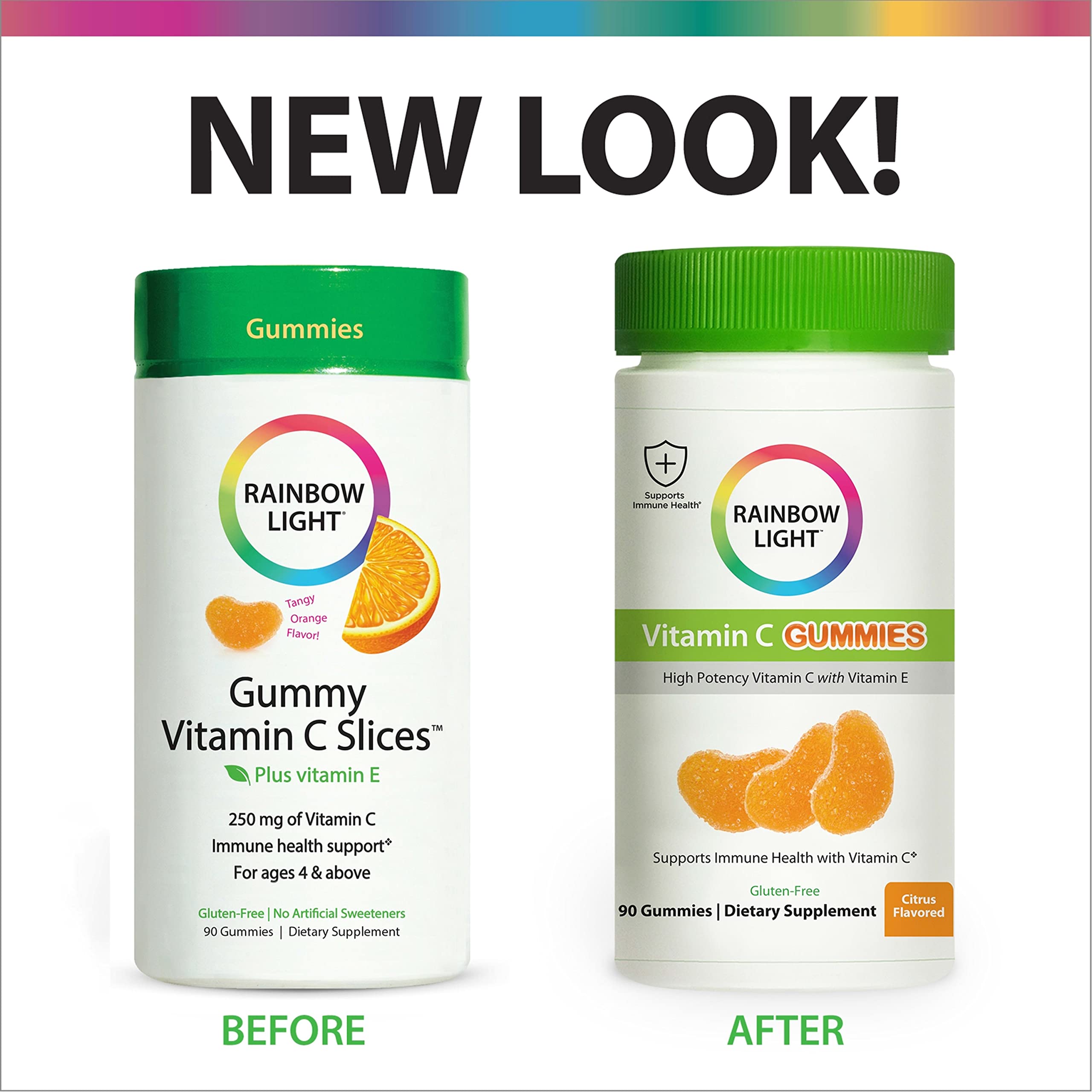 Foto 3 pulgar | Gomitas Rainbow Light con Vitamina C  90 Unidades - Venta Internacional