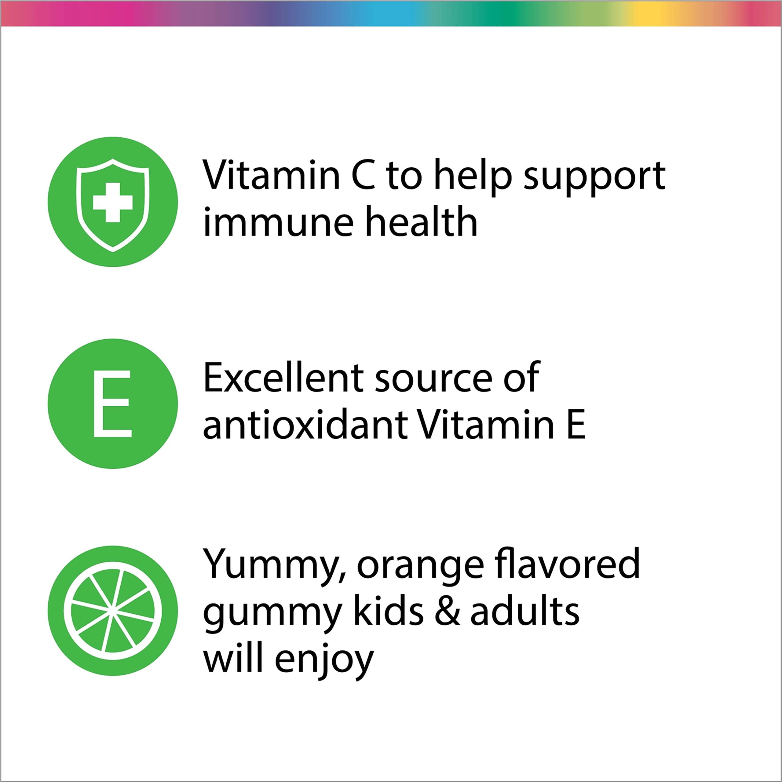 Foto 5 pulgar | Gomitas Rainbow Light con Vitamina C  90 Unidades - Venta Internacional