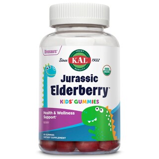 Foto 1 | Gomitas Kal Jurassic Elderberry Kids 60 Unidades - Venta Internacional