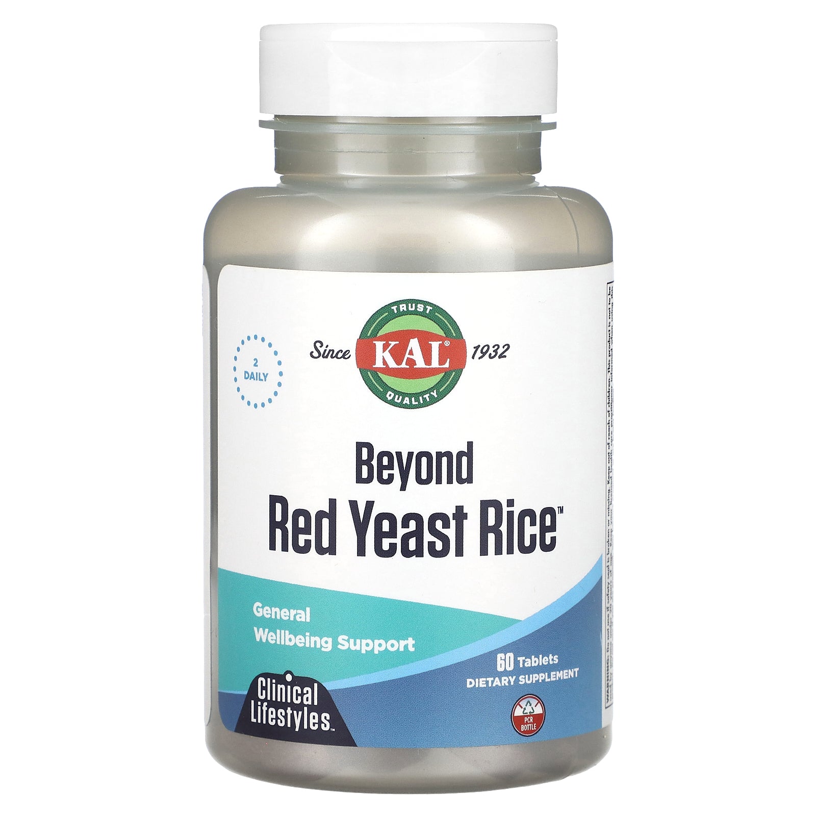 Foto 2 pulgar | Suplemento Kal Beyond Red Yeast Rice 60 Comprimidos - Venta Internacional.