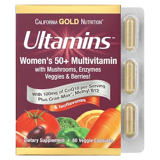 Foto 1 | Multivitamínico California Gold Nutrition Ultamins Para Mujer 50 O Más 60 Cápsulas - Venta Internacional.