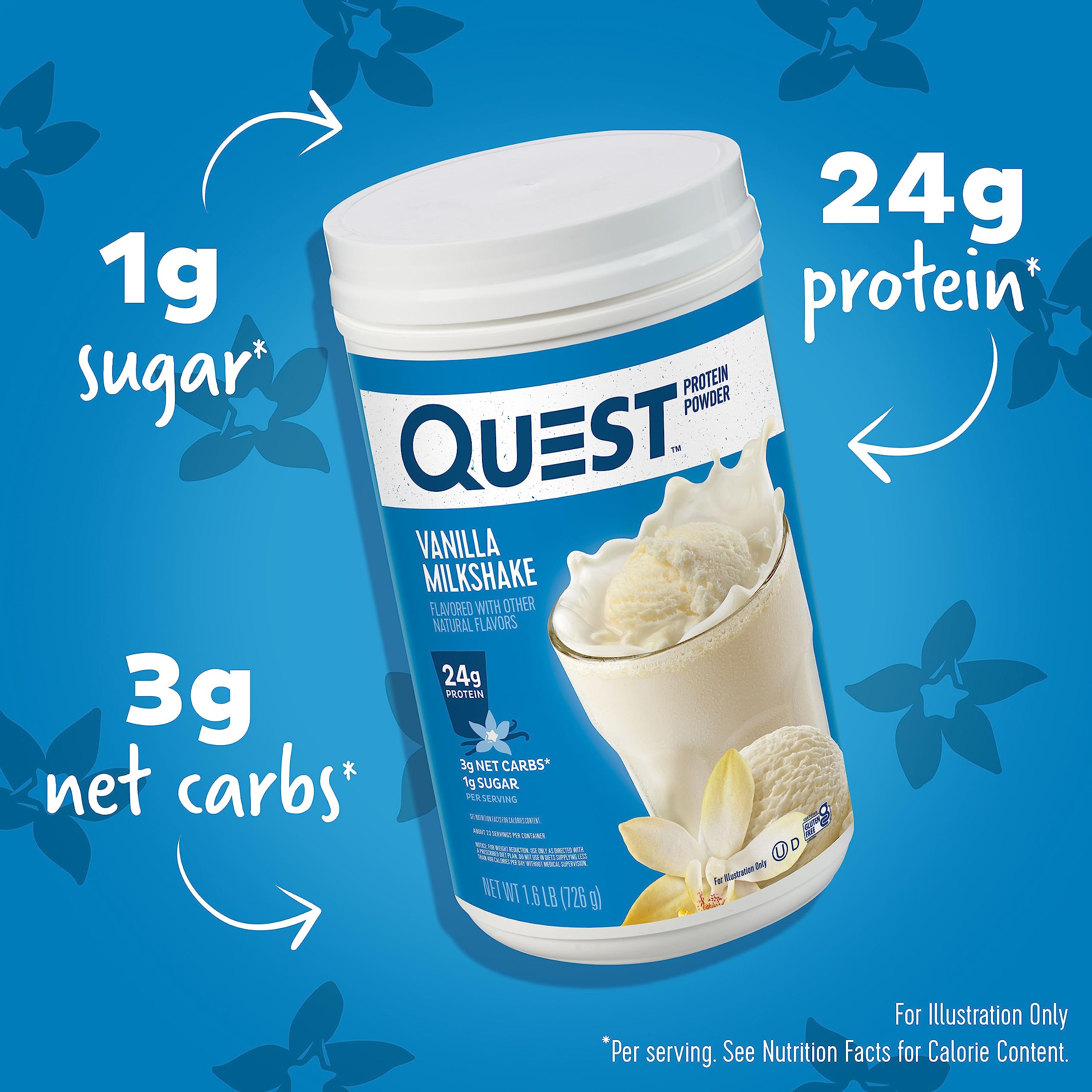 Foto 2 | Batido De Vainilla Protein Powder Quest Nutrition  1.6 Libras - Venta Internacional.
