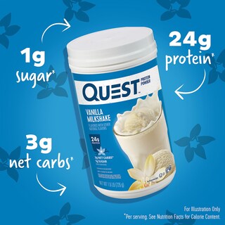 Foto 2 | Batido De Vainilla Protein Powder Quest Nutrition 1.6 Libras - Venta Internacional.