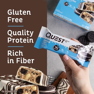 Foto 3 | Protein Bars Quest Nutrition Galletas Y Crema De Chocolate Bañadas - Venta Internacional.