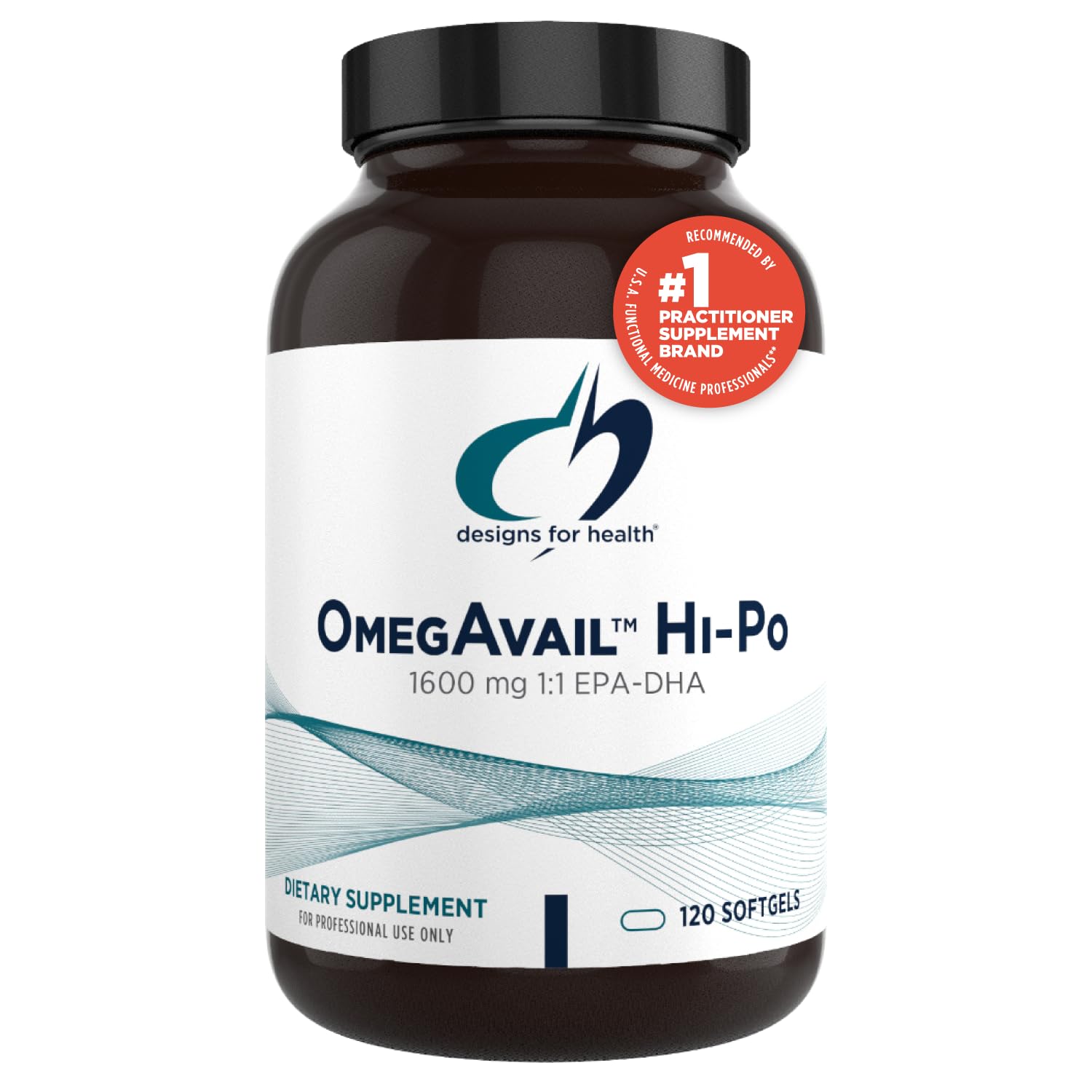 Foto 2 pulgar | Diseños De Suplementos Para La Salud Omegavail Hi-po 1600 Mg 120 Cápsulas Blandas - Venta Internacional.
