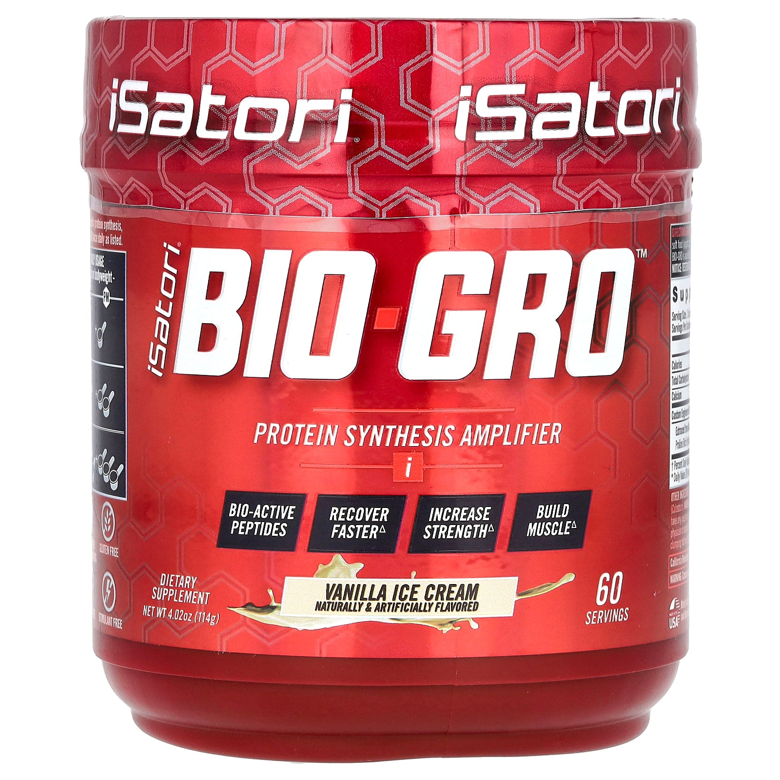 Foto 2 pulgar | Amplificador De Síntesis De Proteínas Supplement Isatori Bio-gro 114 G - Venta Internacional.