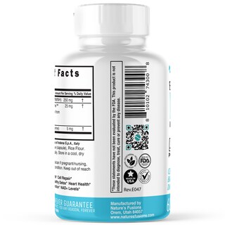 Foto 3 | Suplemento Nature's Fusions NMNH 60 Tabletas - Venta Internacional