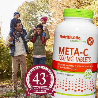 Foto 4 | Suplemento Nutribiotic Meta-c En Tabletas De 1000 Mg De Vitamina C 250 Unidades - Venta Internacional.