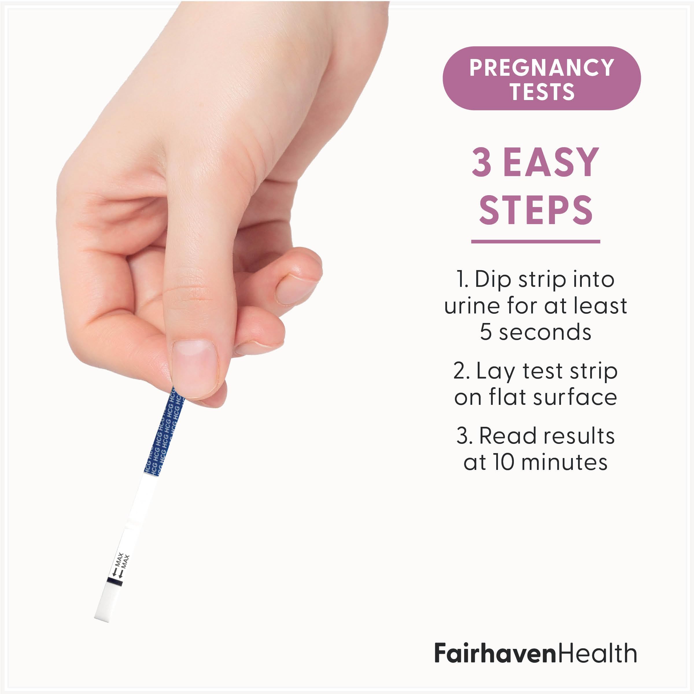Foto 4 pulgar | Kit De Pruebas De Ovulación Y Embarazo Fairhaven Health Bfp - Venta Internacional.