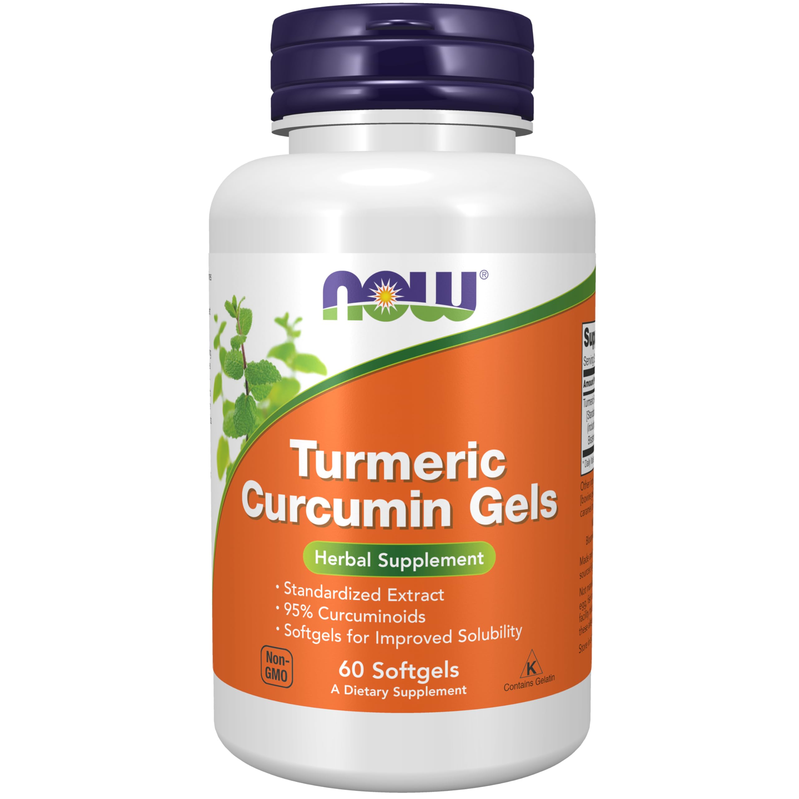Foto 1 | Suplemento Now Foods Con Curcumina De Cúrcuma  60 Cápsulas Blandas  95% Curcuminoides - Venta Internacional.