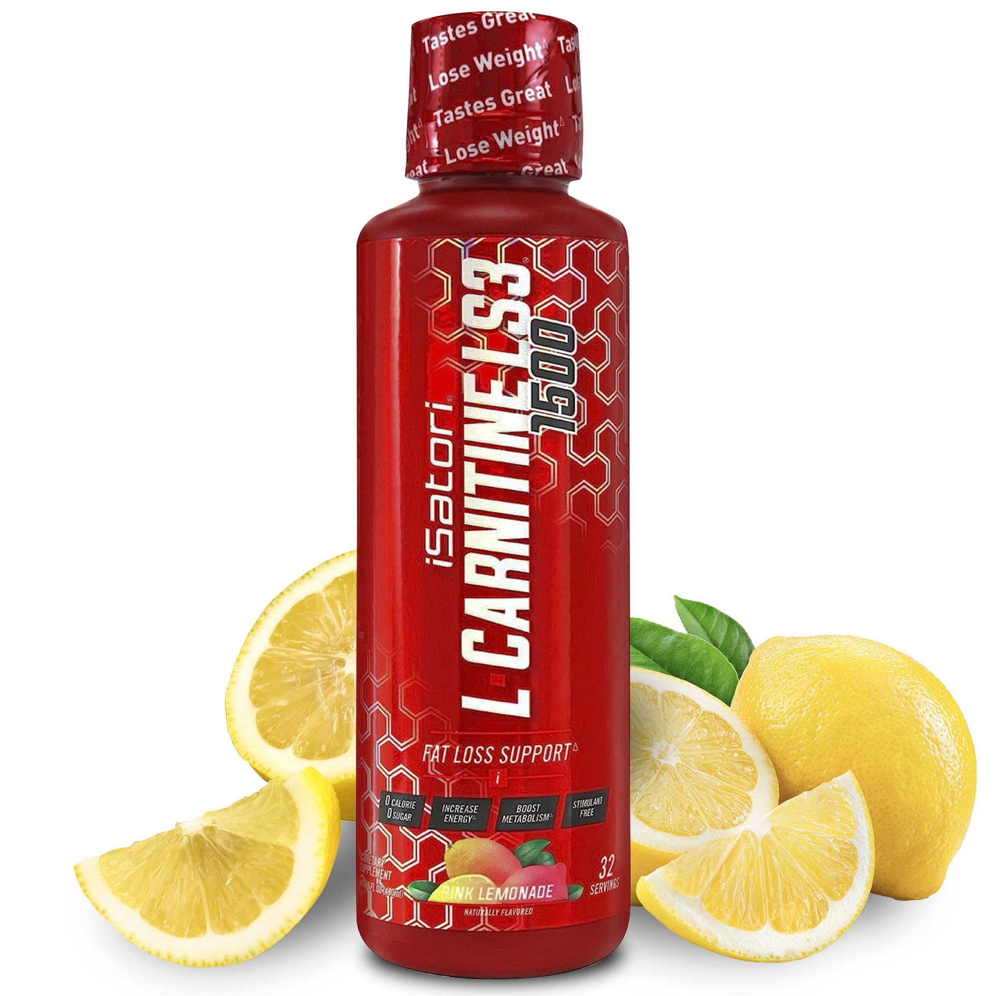 Foto 1 | Suplemento Isatori L-carnitine Ls3 1500 Pink Lemonade 32 Dosis - Venta Internacional.