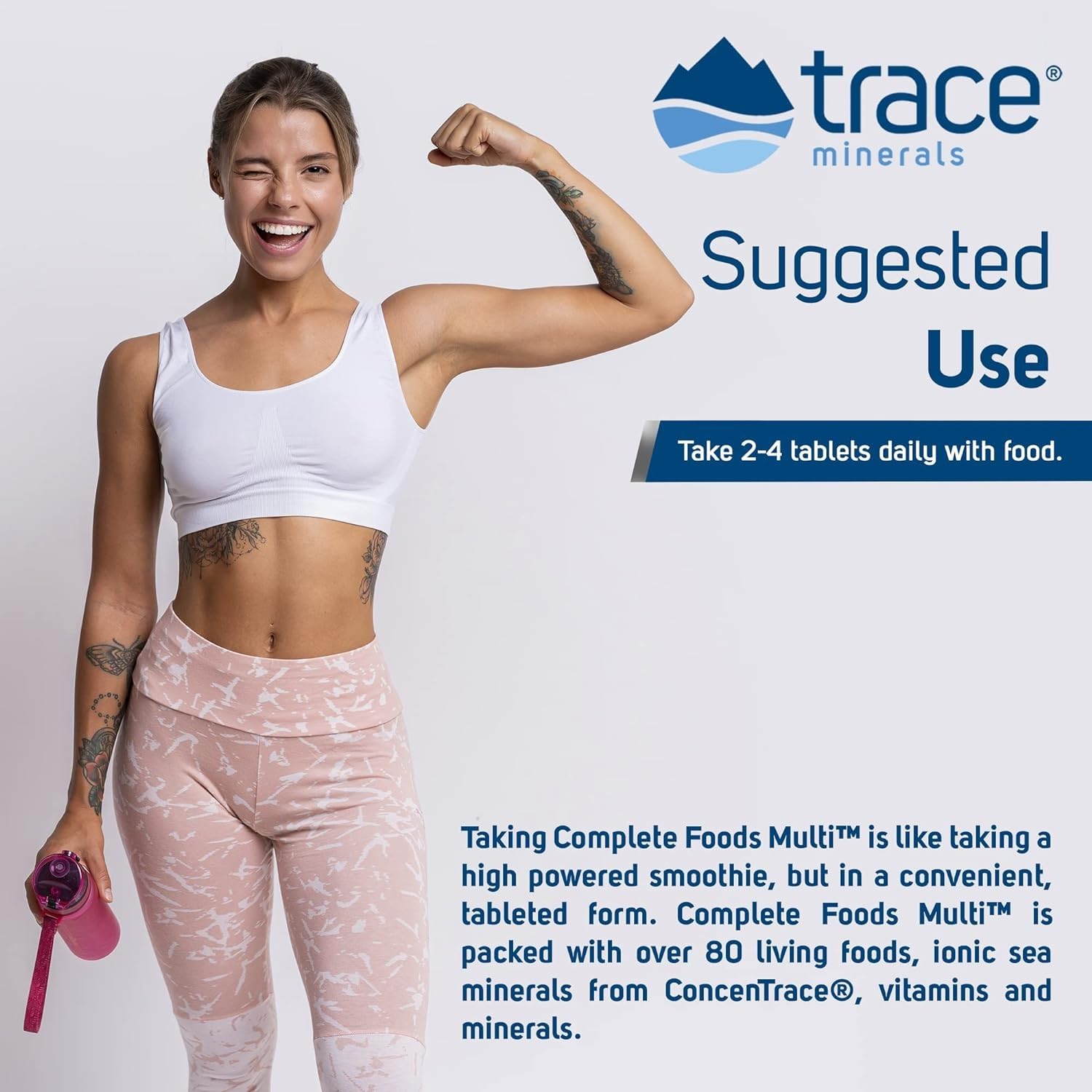 Foto 5 pulgar | Suplemento Trace Minerals Complete Foods Multi 240 Comprimidos - Venta Internacional.