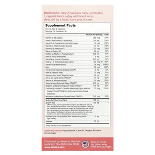 Foto 2 | Suplemento Zahler Multivitamin Beauty 60 Cápsulas - Venta Internacional.