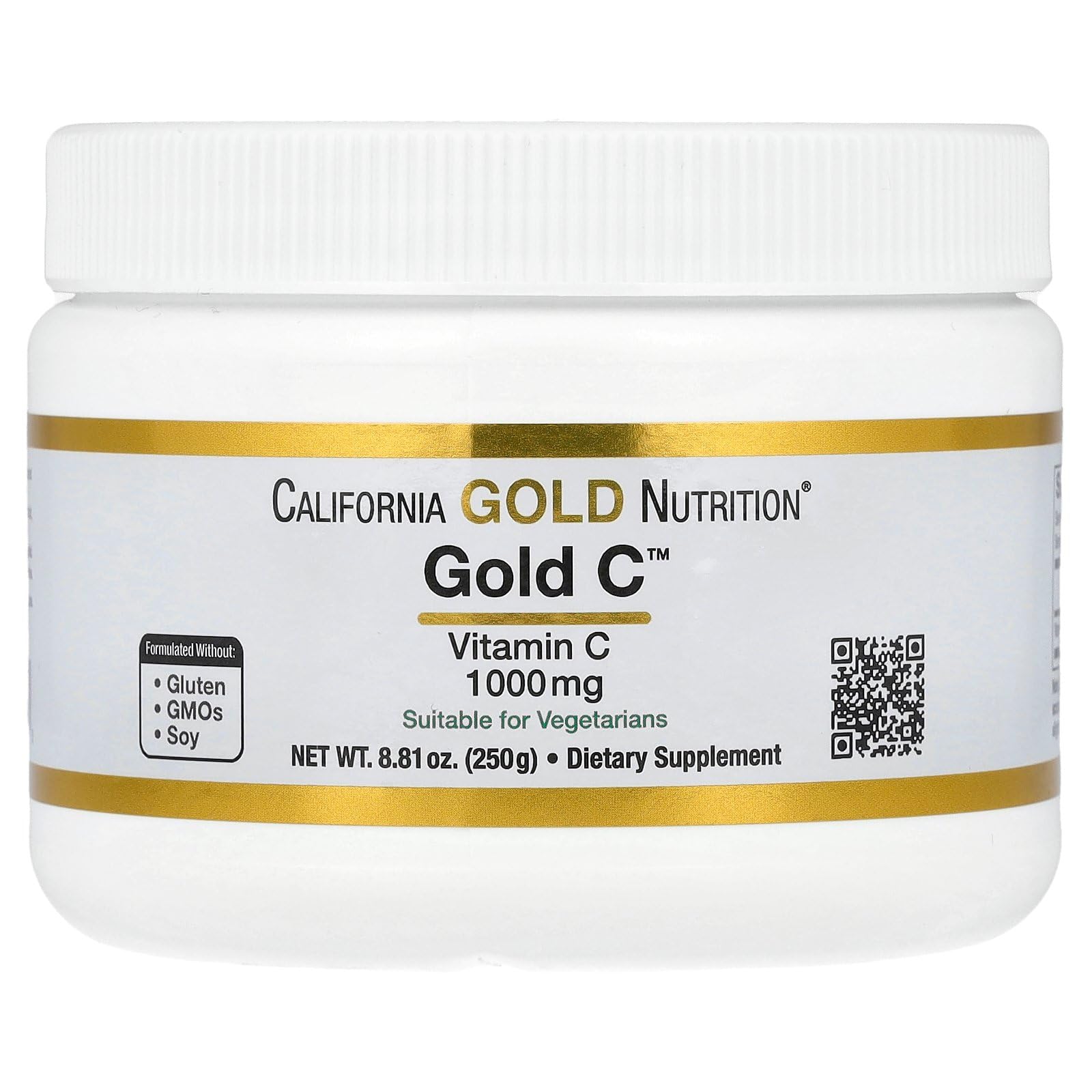 Foto 1 | Vitamina C En Polvo California Gold Nutrition 250 G 1000 Mg - Venta Internacional.