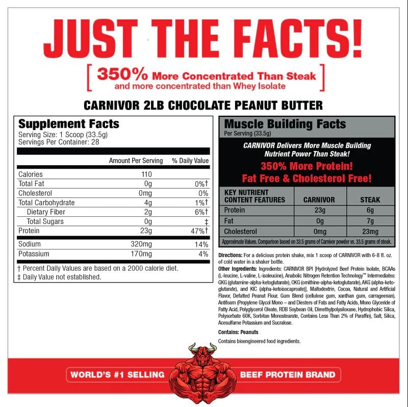 Foto 3 pulgar | Proteína En Polvo Musclemeds Carnivor Beef Isolate  1 Kg  Chocolate - Venta Internacional.