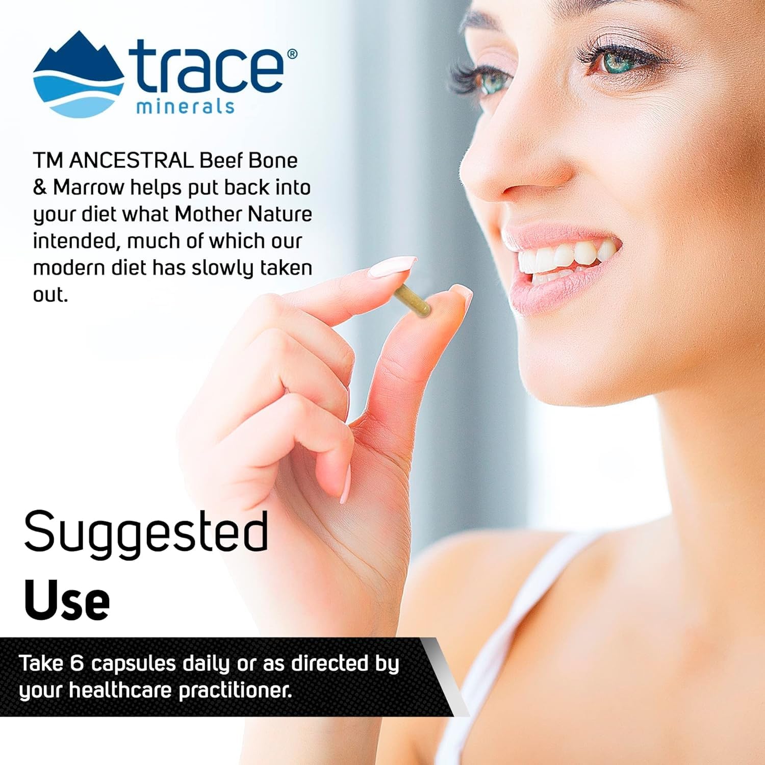 Foto 6 | Suplemento Trace Minerals Bone & Marrow 180 Cápsulas - Venta Internacional.