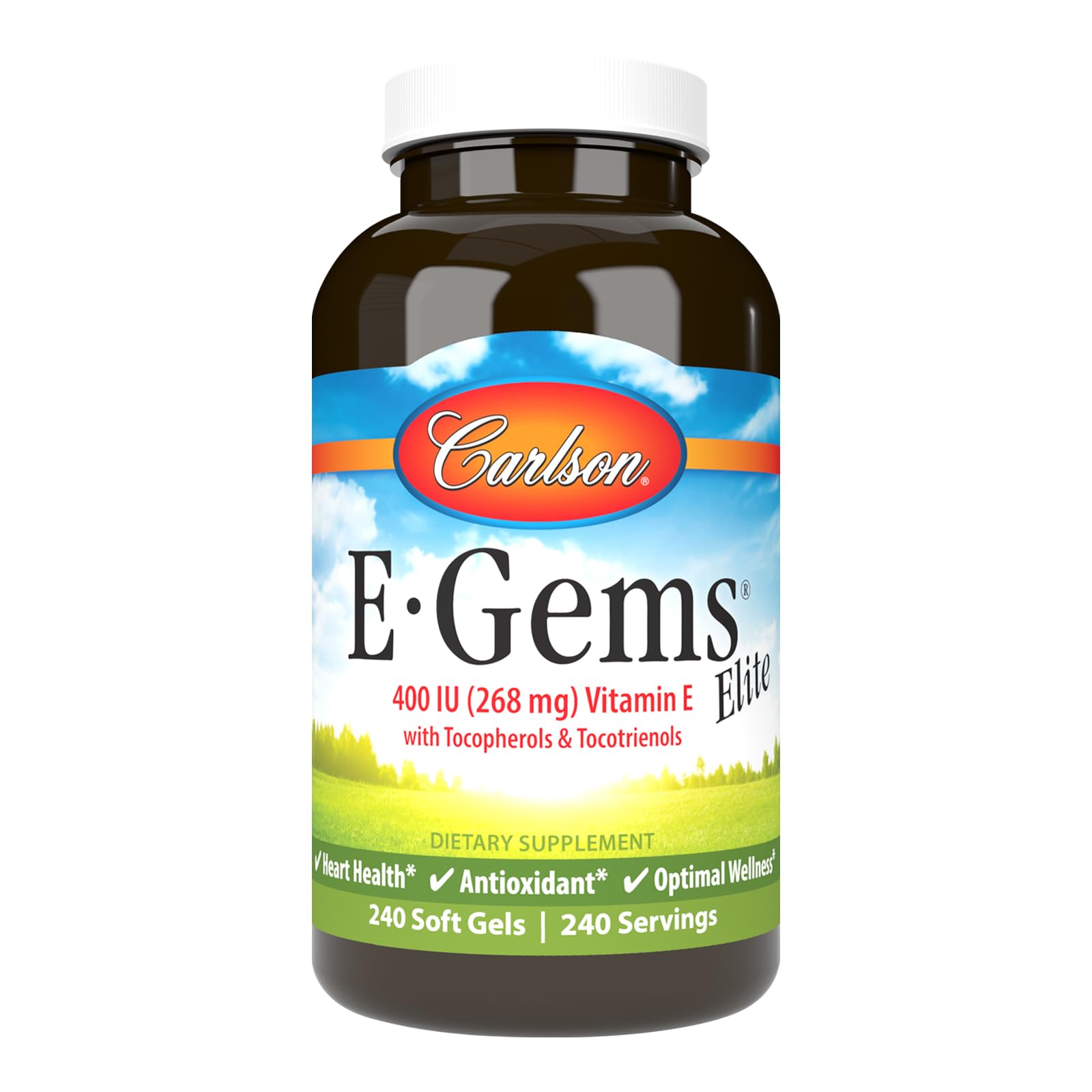 Foto 2 pulgar | Suplemento Alimenticio Carlson E-gems Elite Vitamina E 400 Ui 240 Cápsulas Blandas - Venta Internacional