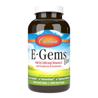 Foto 1 | Suplemento Alimenticio Carlson E-gems Elite Vitamina E 400 Ui 240 Cápsulas Blandas - Venta Internacional