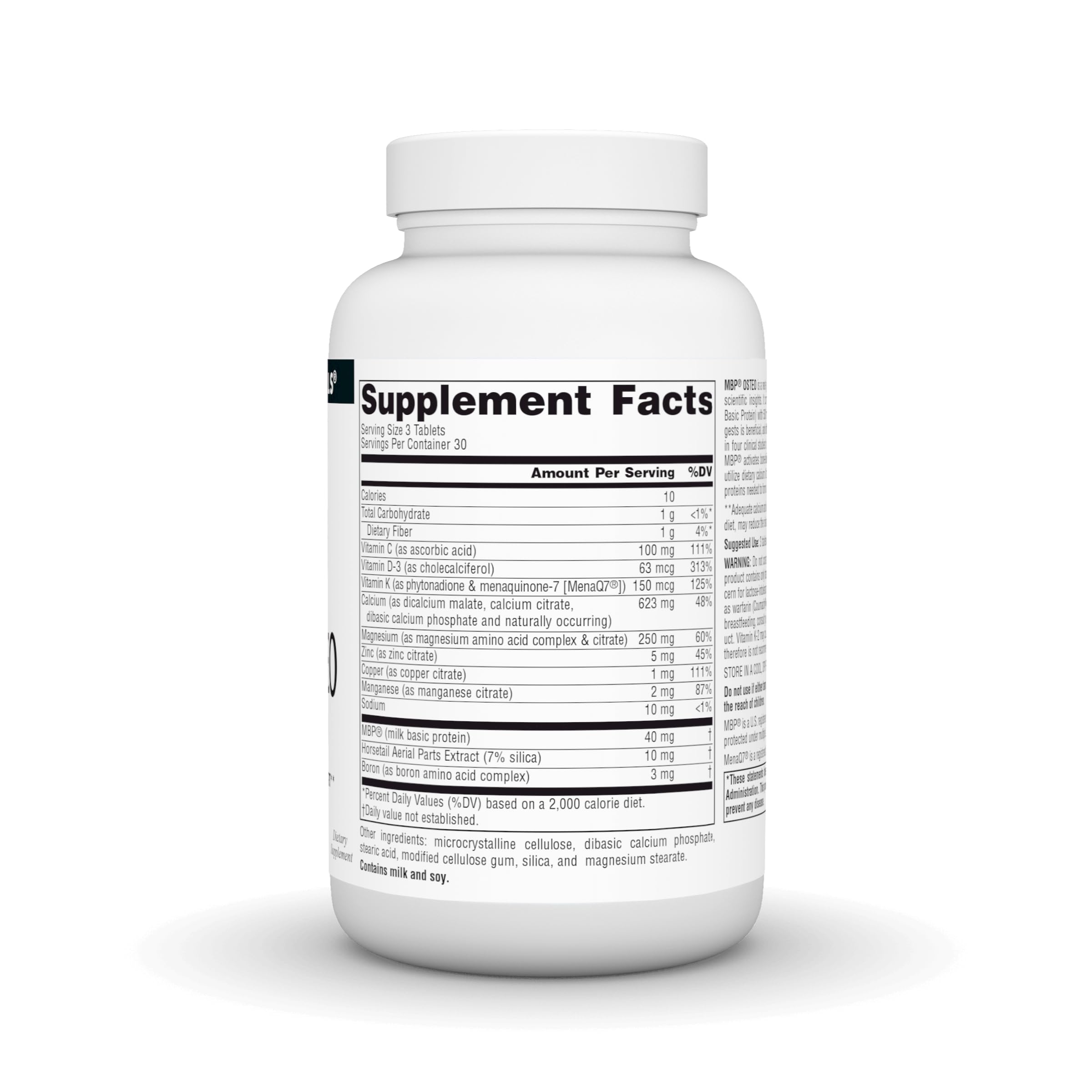 Foto 3 pulgar | Supplement Source Naturals Mbp Osteo Con Calcio 90 Comprimidos - Venta Internacional.
